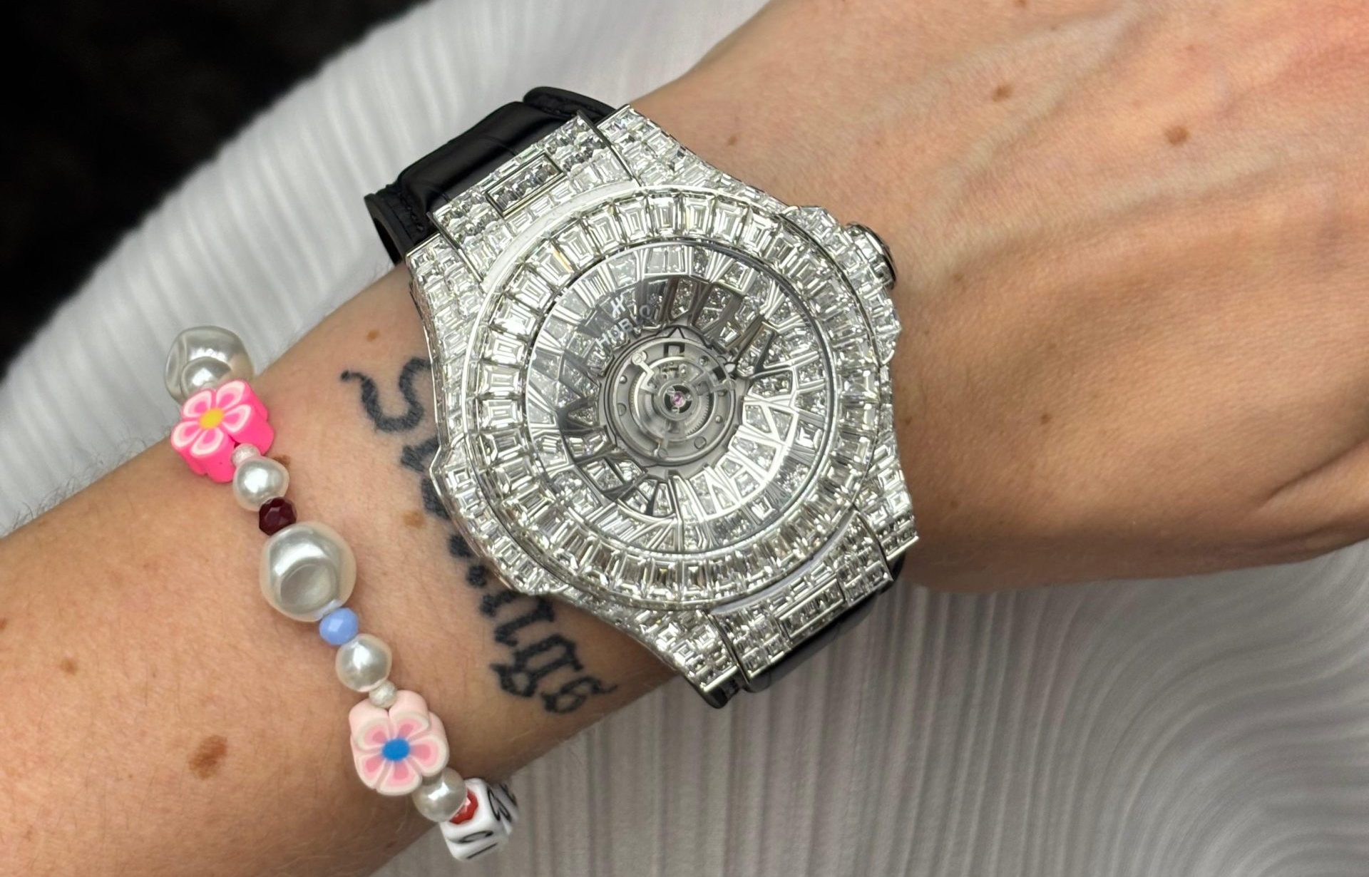 Ella Kirby is embracing the large watch trend